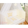 Biancheria per Culla Fianco Letto 6 parti Creme Little Prince/Princess