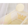 Biancheria per Culla Fianco Letto 6 parti Creme Little Prince/Princess