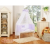 Biancheria per Culla Fianco Letto 6 parti Lilla Little Prince/Princess