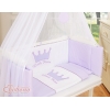 Biancheria per Culla Fianco Letto 6 parti Lilla Little Prince/Princess