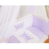 Biancheria per Culla Fianco Letto 6 parti Lilla Little Prince/Princess