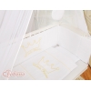 Biancheria per Lettino Neonati da Attaccare 6 parti Bianca Little Prince/Princess