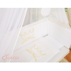 Biancheria per Lettino Neonati da Attaccare 6 parti Bianca Little Prince/Princess