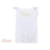 Borsa per Pannolini per Lettino Bambini Bianca Little Prince/Princess