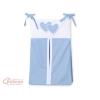 Borsa per Pannolini per Lettino Bambini Blu Cuori