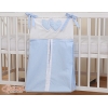 Borsa per Pannolini per Lettino Bambini Blu Cuori