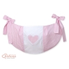 Borsa Portagiochi per Lettino Rosa a Scacchi Cuori