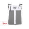 Borsa Portaoggetti Pannolini per Lettino Antracite Little Prince/Princess