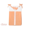 Borsa Portaoggetti Pannolini per Lettino Arancio Cuori