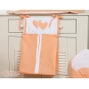 Borsa Portaoggetti Pannolini per Lettino Arancio Cuori