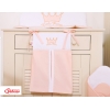 Borsa Portaoggetti Pannolini per Lettino Rosa Cipria Little Prince/Princess