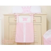 Borsa Portaoggetti Pannolini per Lettino Rosa Little Prince/Princess