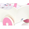 Carrozzina in Legno per Bambole Biancheria Bianca