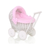 Carrozzina Vimini Bambole Rosa
