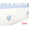 Cassetto con Coperchio per Lettino 60x120cm Maxi Cuori