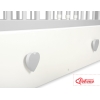 Cassetto con Coperchio per Lettino 60x120cm Maxi Cuori