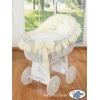 Cesta con Cappottina di Vimini Creme Carine