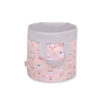 Cesto per i Giochi Double-Face M Rosa Grigio Ballerine