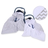 Coperta a Doppia Faccia per Seggiolino Auto Grigio Chevron