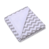 Coperta a Doppia Faccia per Seggiolino Auto Grigio Chevron