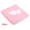 Coperta per Neonati Rosa Cuori