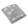 Coperta per Seggiolino Auto Bifacciale Grigio Gufi