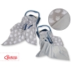 Coperta per Seggiolino Auto Bifacciale Grigio Gufi