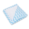 Copertina a Doppia Faccia per Seggiolino Auto Bianca Blu Chevron