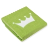 Copertina in Pile per Neonati Verde Little Prince/Princess