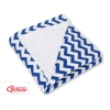 Copertina per Seggiolino Auto Bifacciale Blu Scuro Chevron
