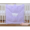 Culla Appesa Organizer Lilla Pois Bianchi Cuori