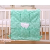 Culla Appesa Organizer Menta Pois Bianchi Cuori