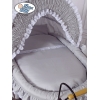 Culla Completa Neonato Vintage Retrò Grigio Vittoria
