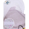 Culla Completa Neonato Vintage Retrò Rosa Bianca Jasmine