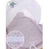 Culla Completa Neonato Vintage Retrò Rosa Bianca Jasmine