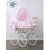 Culla Completa Neonato Vintage Retrò Rosa Vittoria