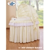 Culla con Cappotta e Ruote per Neonato Creme Little Prince/Princess