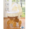 Culla con Cappotta Ruote Grandi Creme Luca