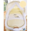 Culla con Cappotta Ruote Grandi Creme Luca