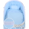 Culla con Cappottina di Vimini Blu Carine Ragazzo