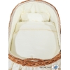 Culla con Cappottina di Vimini Creme Carine