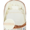 Culla con Cappottina di Vimini Creme Carine