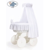 Culla di Vimini con Baldacchino Hanna