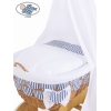 Culla di Vimini con Baldacchino Marina