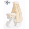 Culla di Vimini Drappeggio Isabella