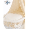 Culla di Vimini Drappeggio Isabella