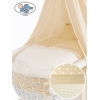 Culla di Vimini Drappeggio Isabella