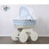 Culla in Rattan con Ruote Isabella