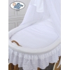 Culla in Vimini con Baldacchino Carlotta