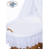 Culla in Vimini con Baldacchino Sofia